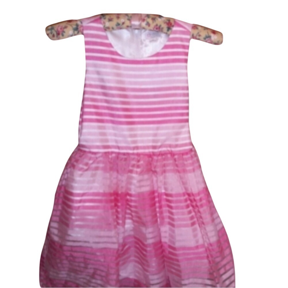 The Children's Place Dress Pink Stripe Sleeveless Party Sundress Size 10